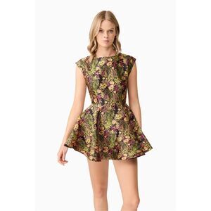 Elliatt Cindy Mini Dress Black Cocktail wedding Party Date Nights size S NWT